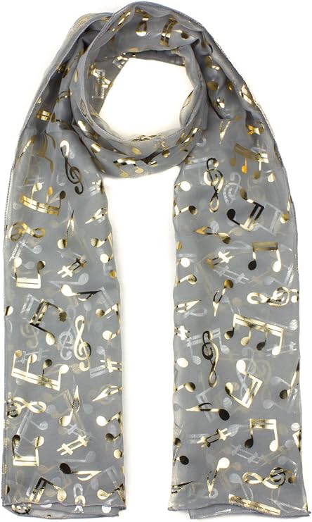 musical notes Lightweight scarf