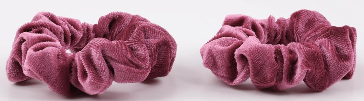 2pcs premium velvet small scrunchies
