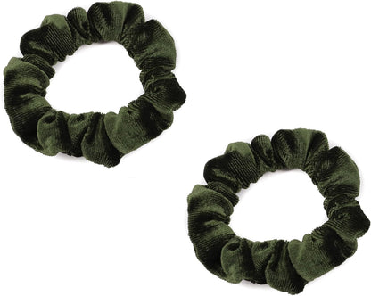 2pcs premium velvet small scrunchies