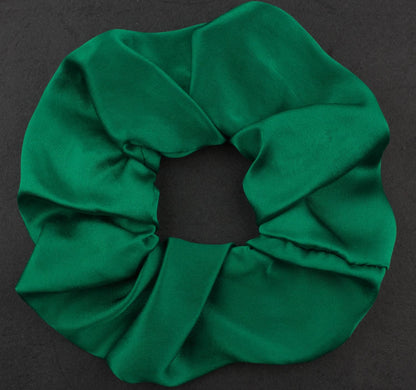 Large pure silk scrunchies
