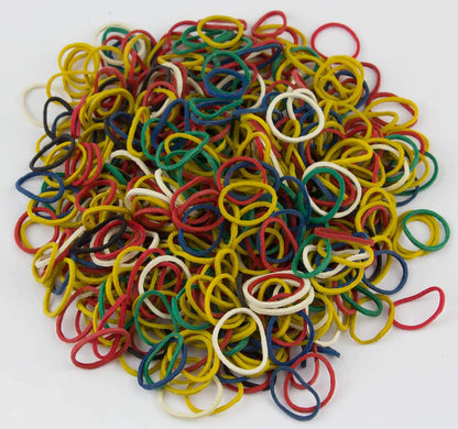 500pcs Mini hair elastic bands