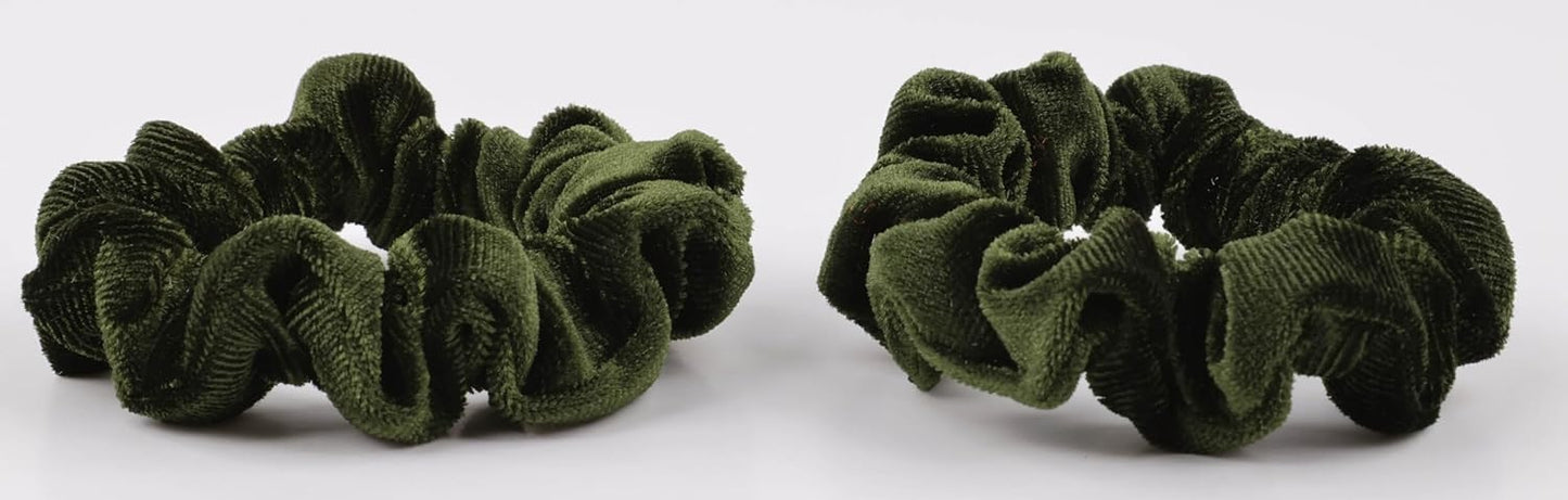 2pcs premium velvet small scrunchies