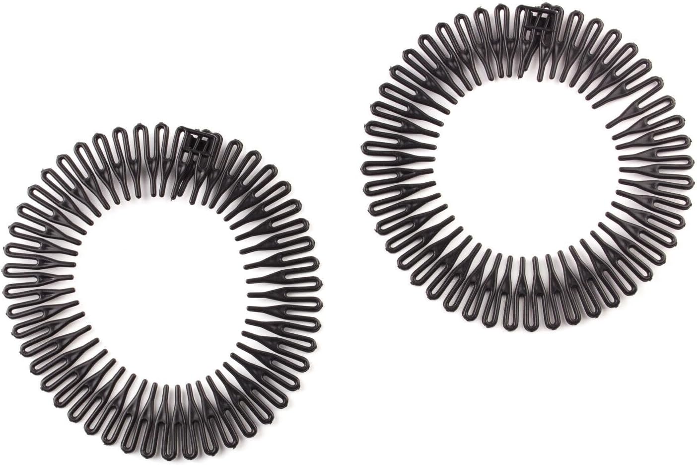 2pcs Flexy Headband Zig Zag Comb