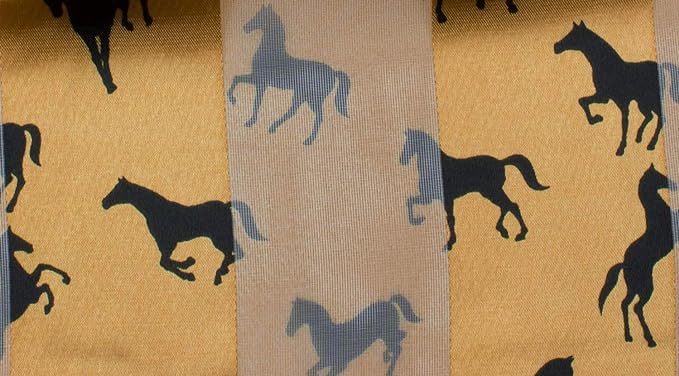 Horse print soft silky scarf