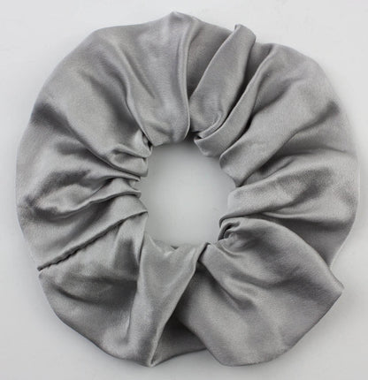 Large pure silk scrunchies