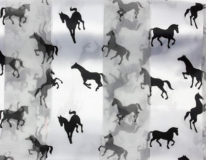 Horse print soft silky scarf
