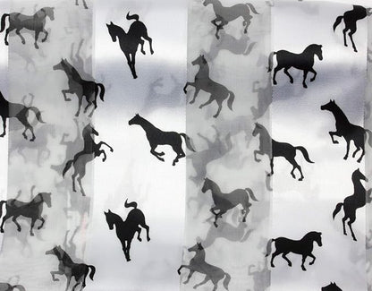 Horse print soft silky scarf