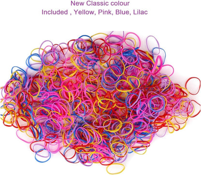500pcs Mini hair elastic bands