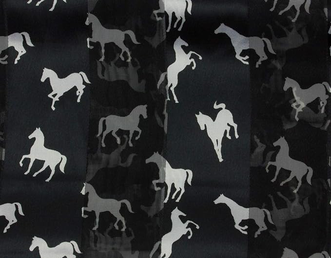Horse print soft silky scarf