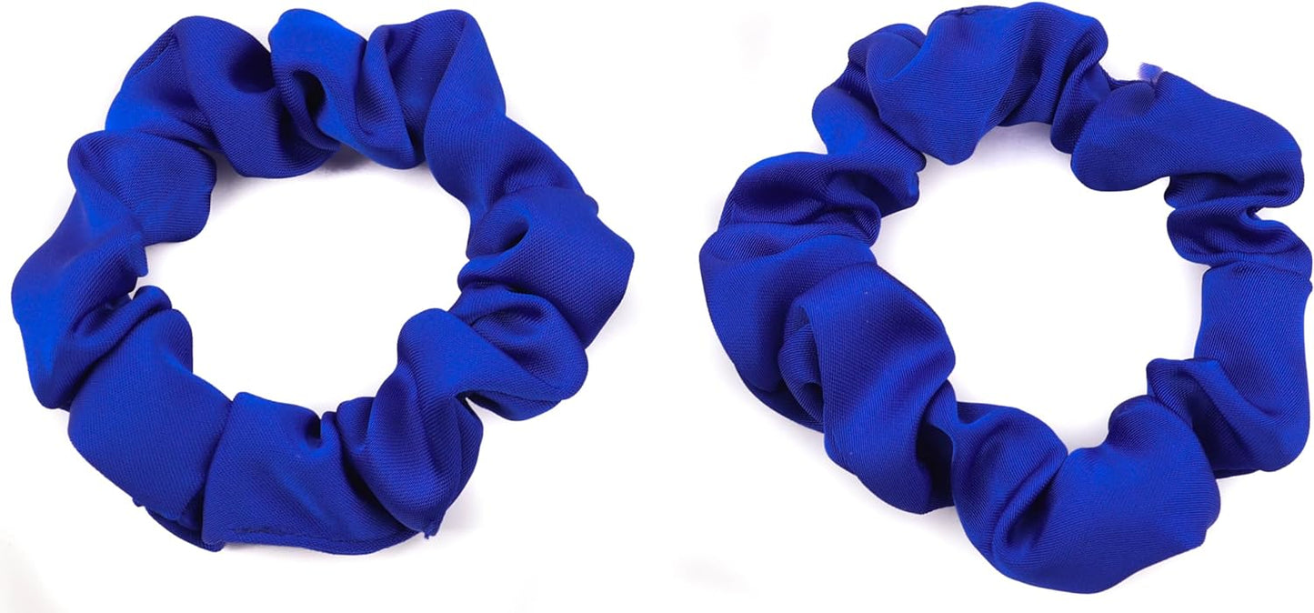 2pcs small luxurious satin hair tie