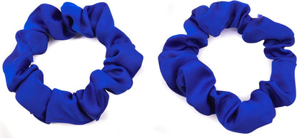 2pcs small luxurious satin hair tie
