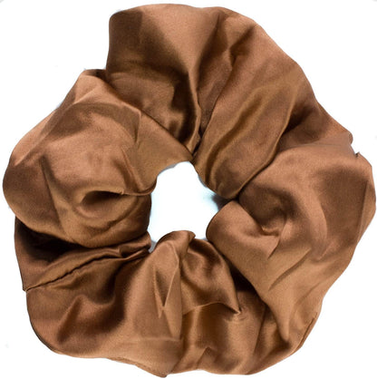 Large pure silk scrunchies