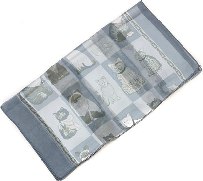 Cat printed scarves