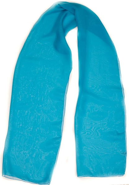 Classy plain chiffon scarf