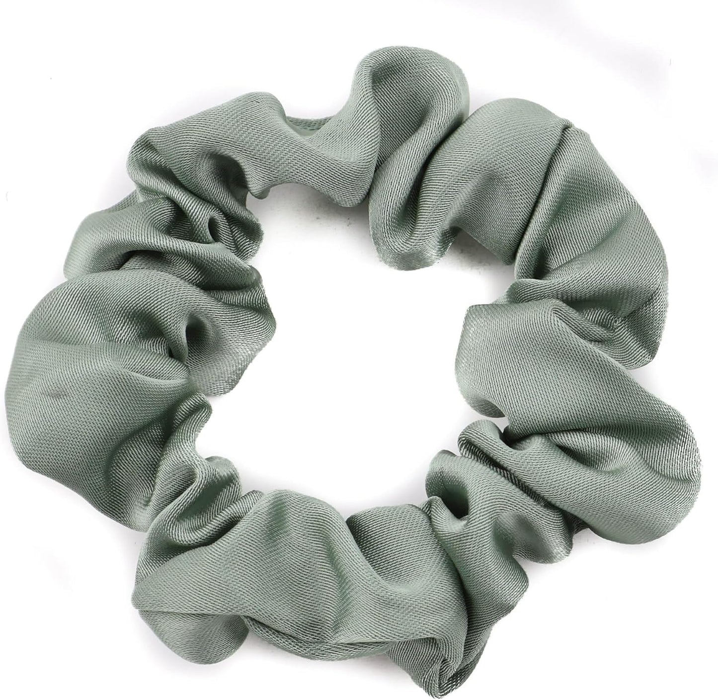 2pcs small luxurious satin hair tie