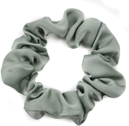 2pcs small luxurious satin hair tie