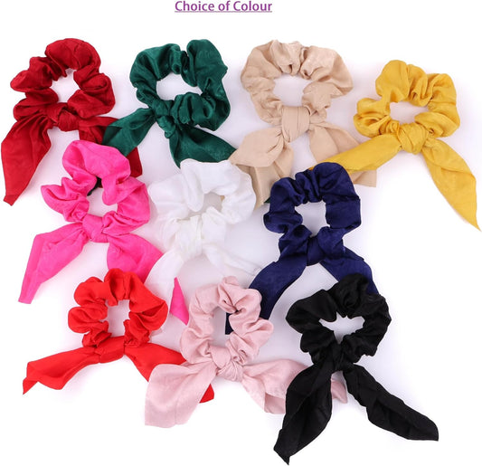 Satin silky tail scrunchies