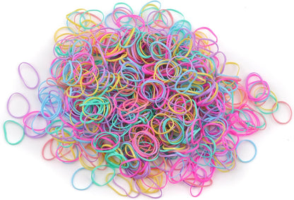 500pcs Mini hair elastic bands