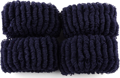 12pcs stretchy donut scrunchies