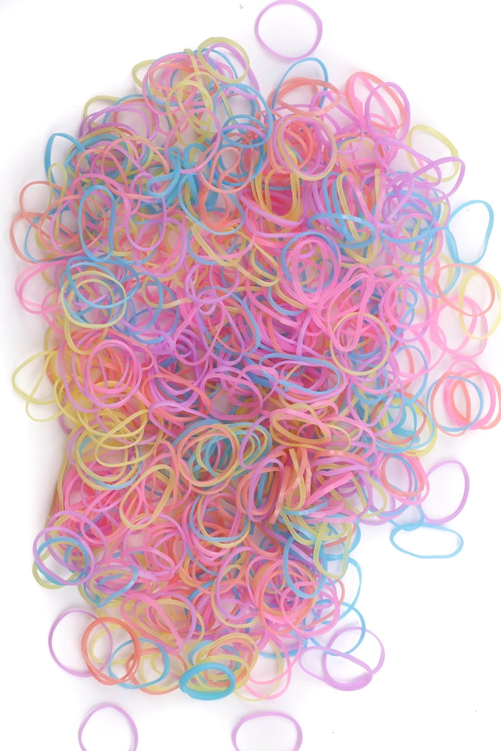 500pcs Mini hair elastic bands