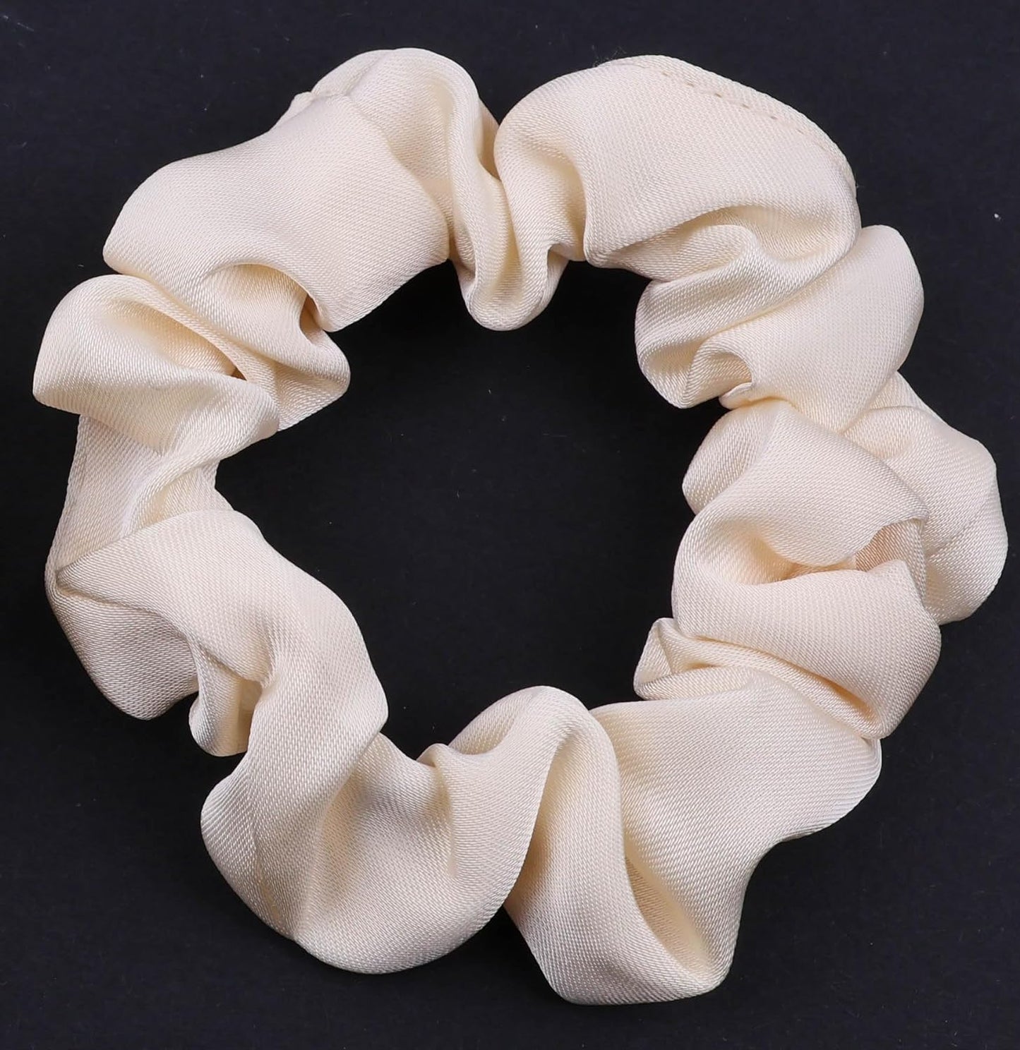 2pcs small luxurious satin hair tie