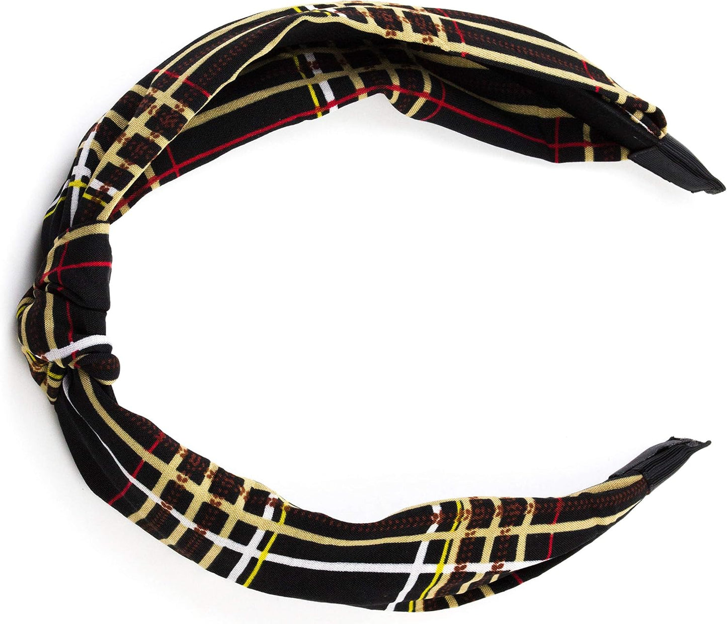 Classic tartan knotted headband