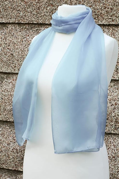 Classy plain chiffon scarf