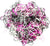 Pink Black White Mix