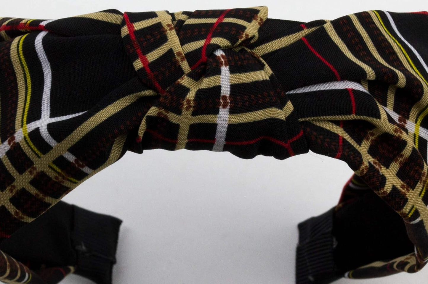 Classic tartan knotted headband