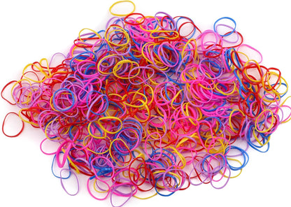 500pcs Mini hair elastic bands