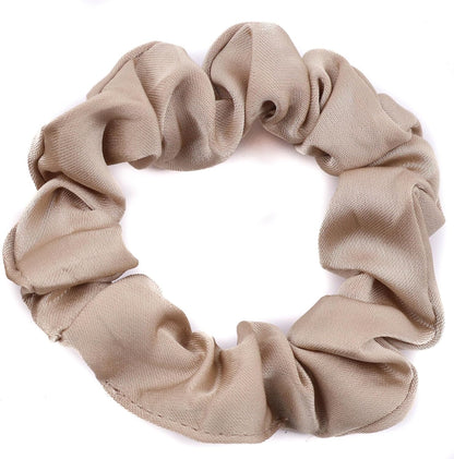 2pcs small luxurious satin hair tie