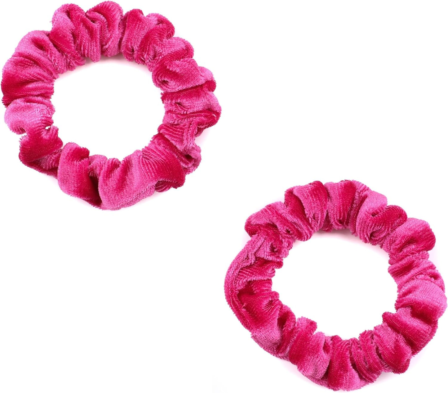 2pcs premium velvet small scrunchies