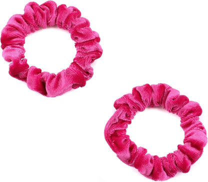 2pcs premium velvet small scrunchies