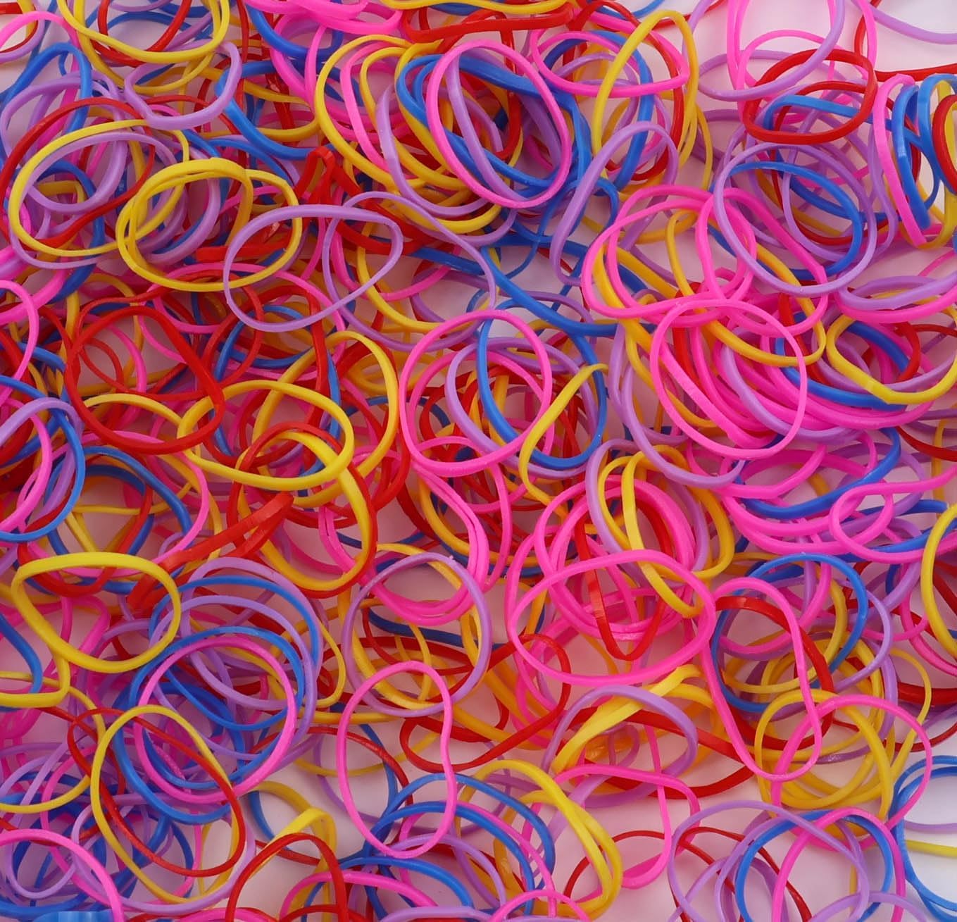 500pcs Mini hair elastic bands