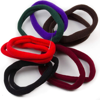 Set of 10pcs plain jersey large elastic