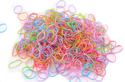 500pcs Mini hair elastic bands