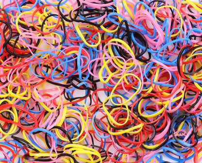 500pcs Mini hair elastic bands