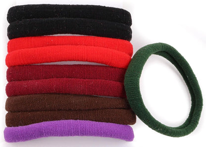 Set of 10pcs plain jersey large elastic