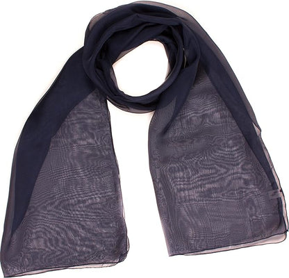 Classy plain chiffon scarf