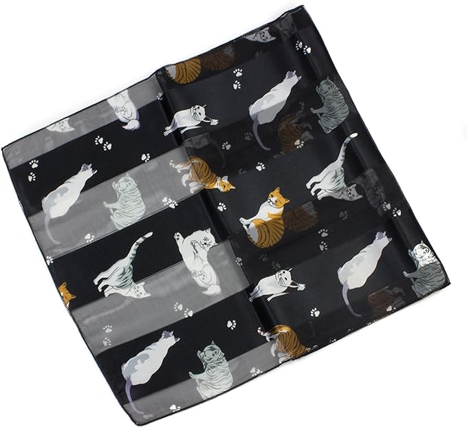 Cat printed scarves