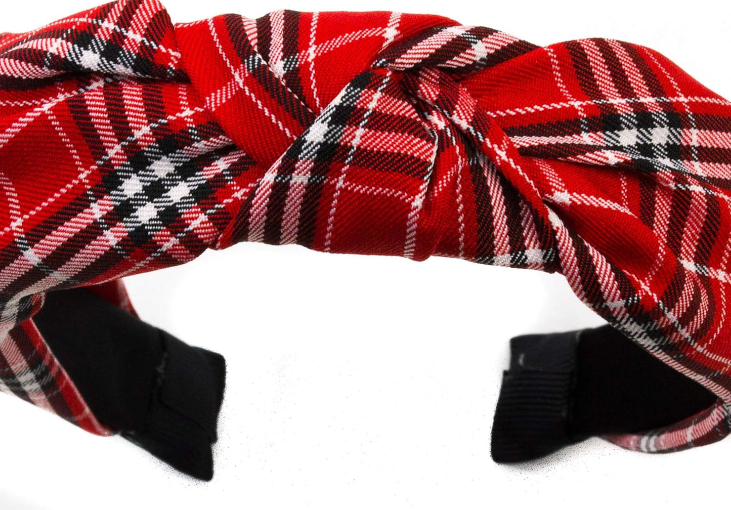 Classic tartan knotted headband