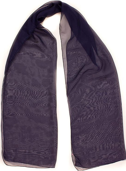 Classy plain chiffon scarf