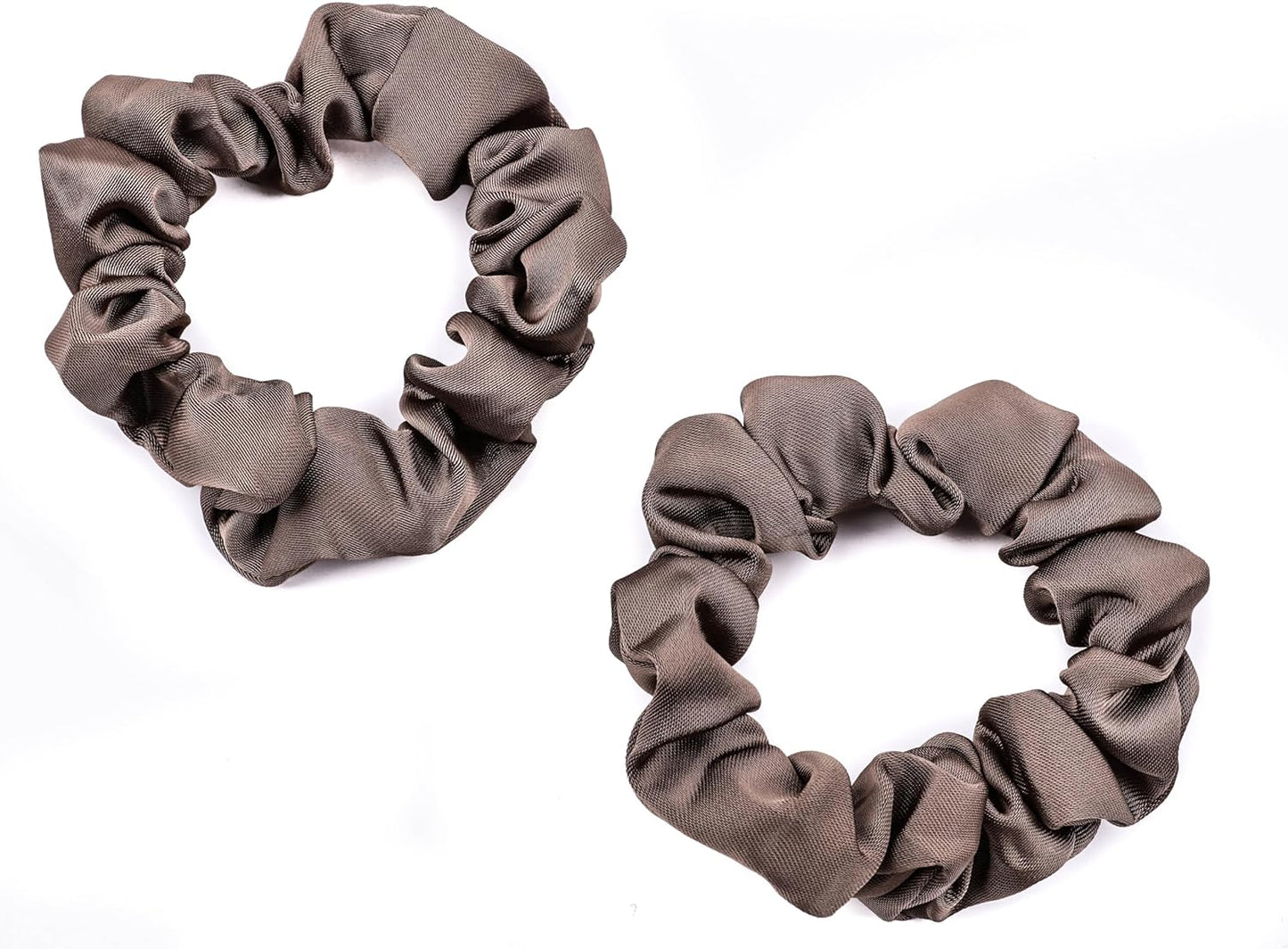 2pcs small luxurious satin hair tie