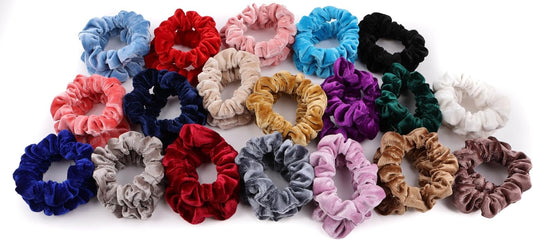 2pcs premium velvet small scrunchies