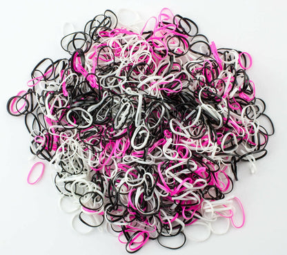500pcs Mini hair elastic bands