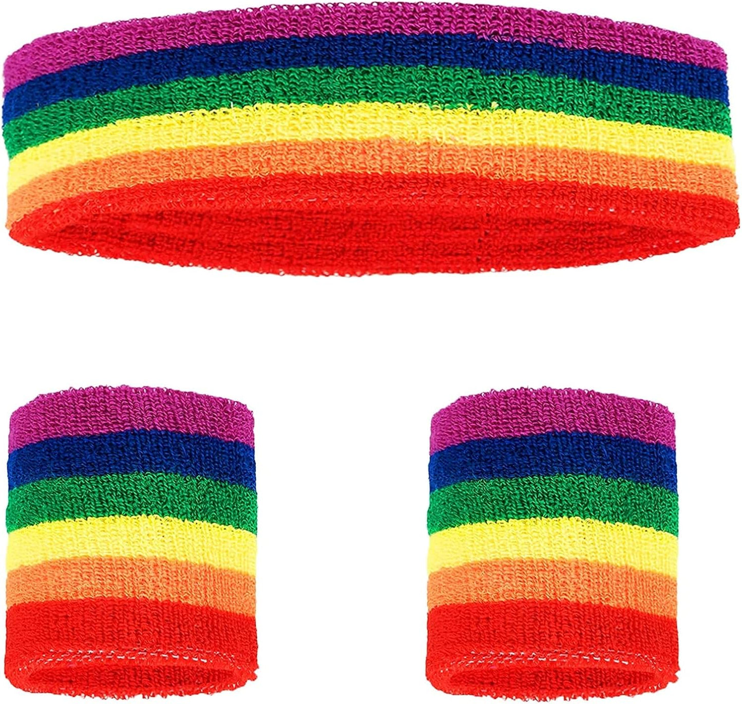 Sweatbands Headband Wristband Set