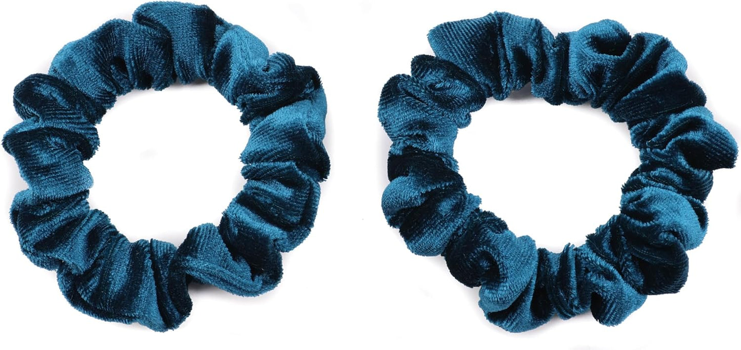 2pcs premium velvet small scrunchies