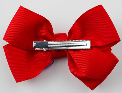 Rainbow strip bow clip