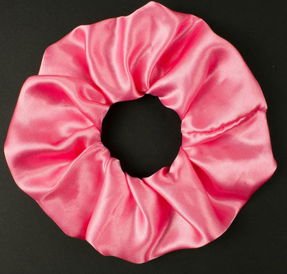 Large Luxurious Smooth Soft Silky Satin Plain Scrunchie