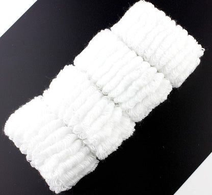 12pcs stretchy donut scrunchies